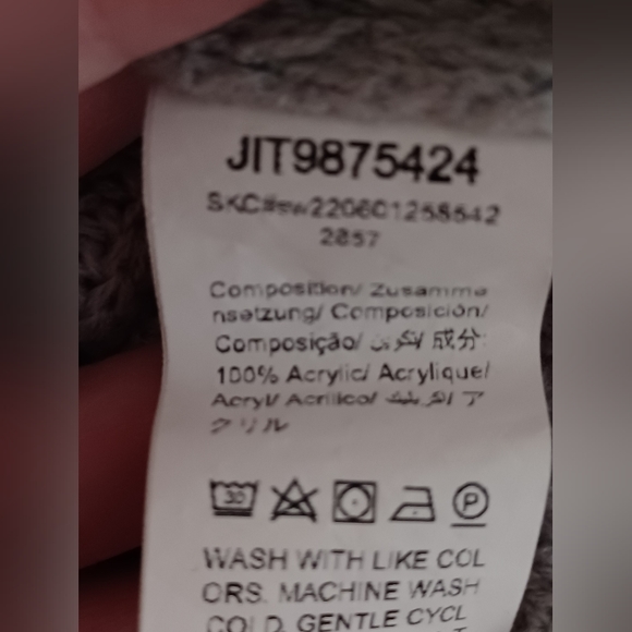 EUC Drawstring knit hoodie - Picture 10 of 10